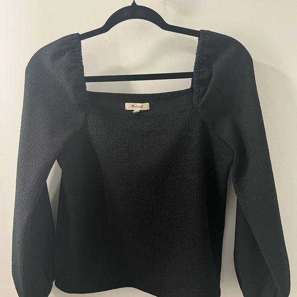 Madewell Square Neck Long Sleeve Top - Picture 3 of 5